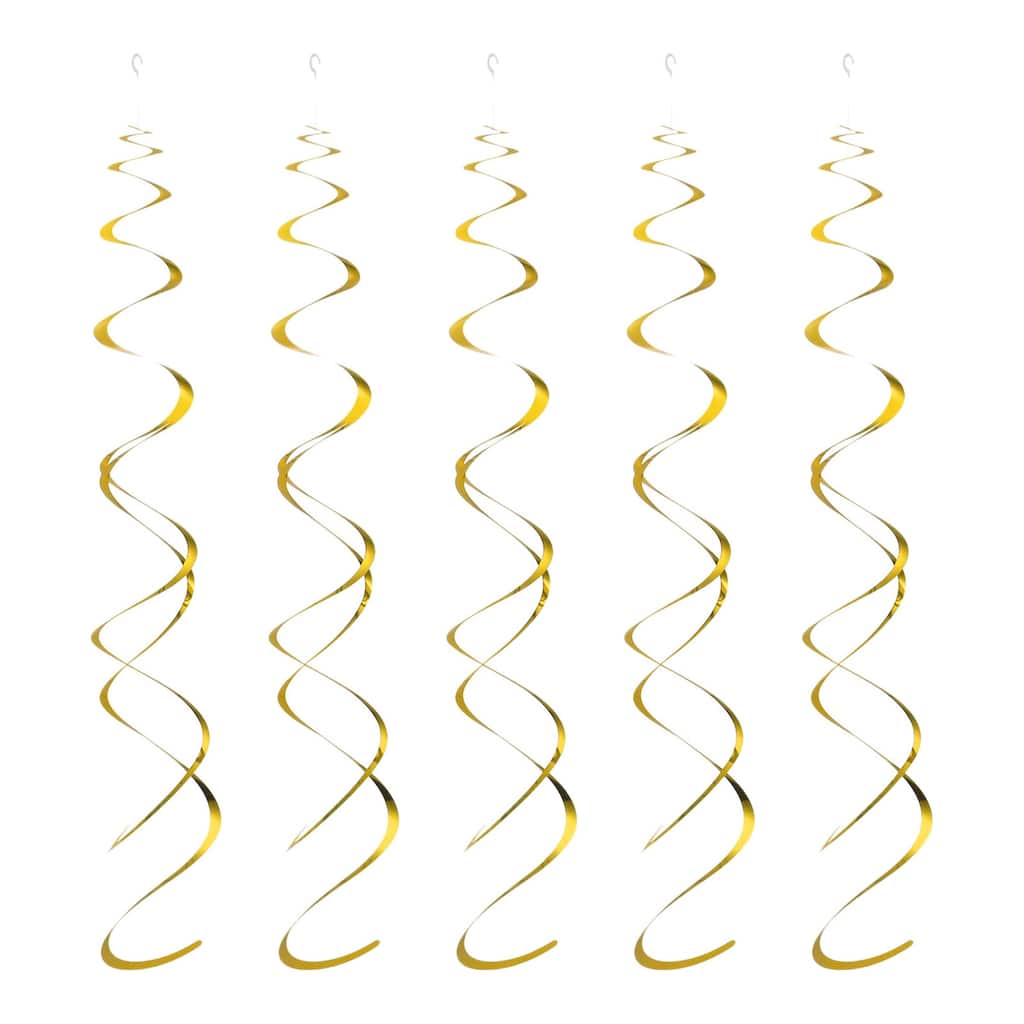 30pcs 27.6" Hanging Swirls Decorations Ceiling Spiral Streamers Party