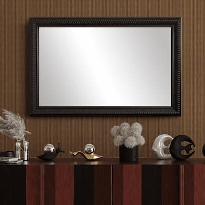 Frame My Mirror Cherry Chocolate Framed Wall Mirror, Solano Design