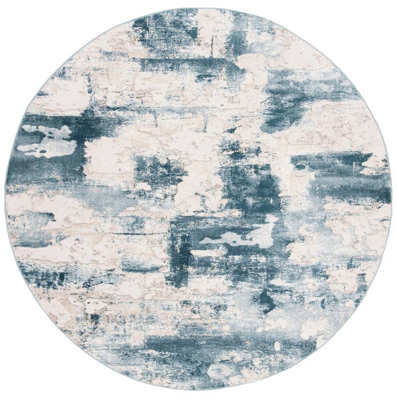 SAFAVIEH Vogue Lina Modern & Contemporary Abstract Beige/Charcoal Rug