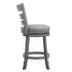 preview thumbnail 29 of 42, Verona Ladder Back Swivel Counter Height Stool by iNSPIRE Q Classic