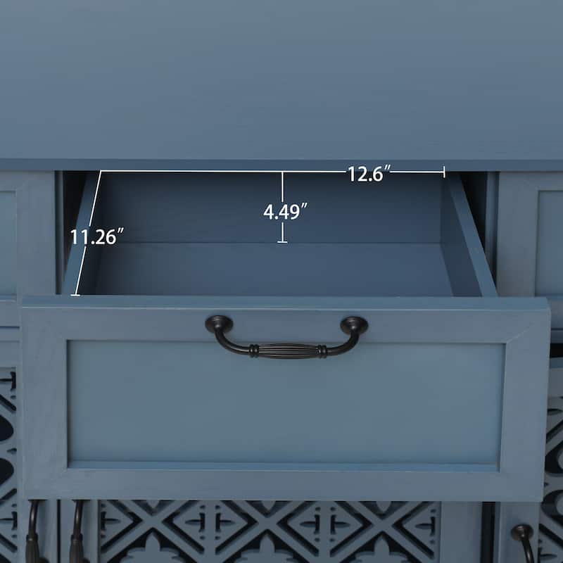 3 Door 3 Drawer Cabinet, American Furniture