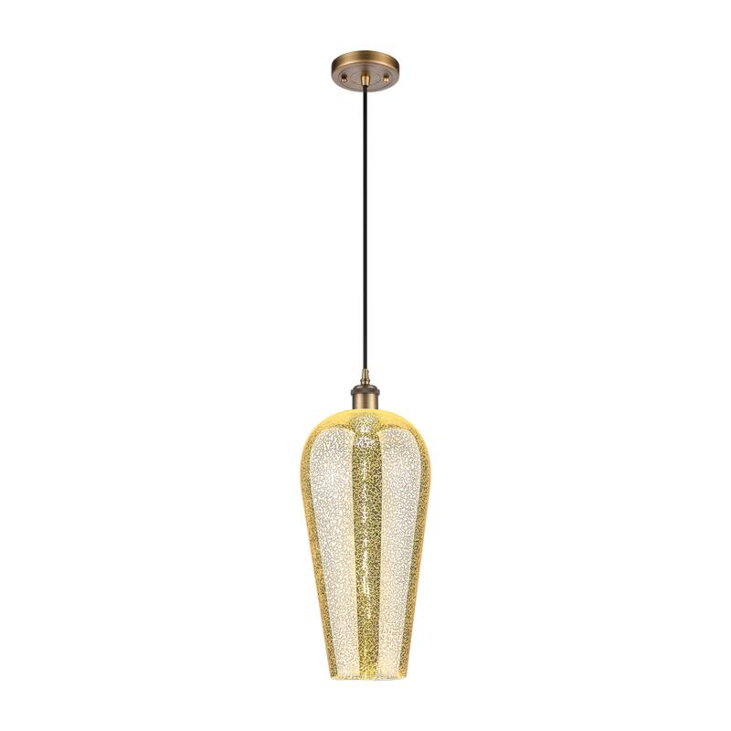 Innovations Lighting Endless Possibilities Ballston - Chelsea - 1 Light 8" Cord Hung Mini Pendant - Mercury/Brushed Brass