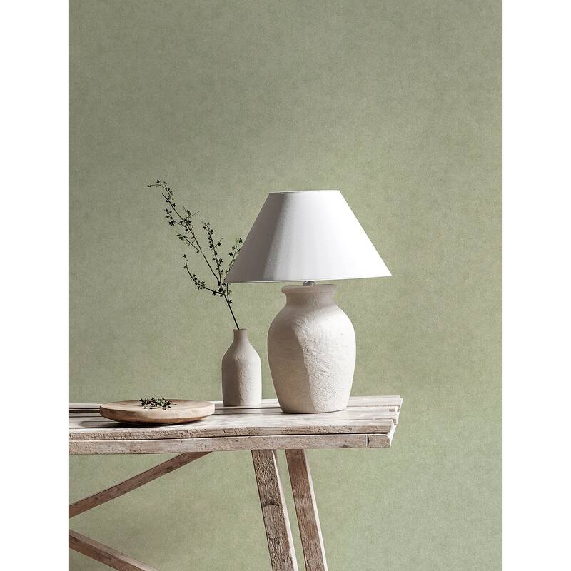 Heritage Green Plain Wallpaper