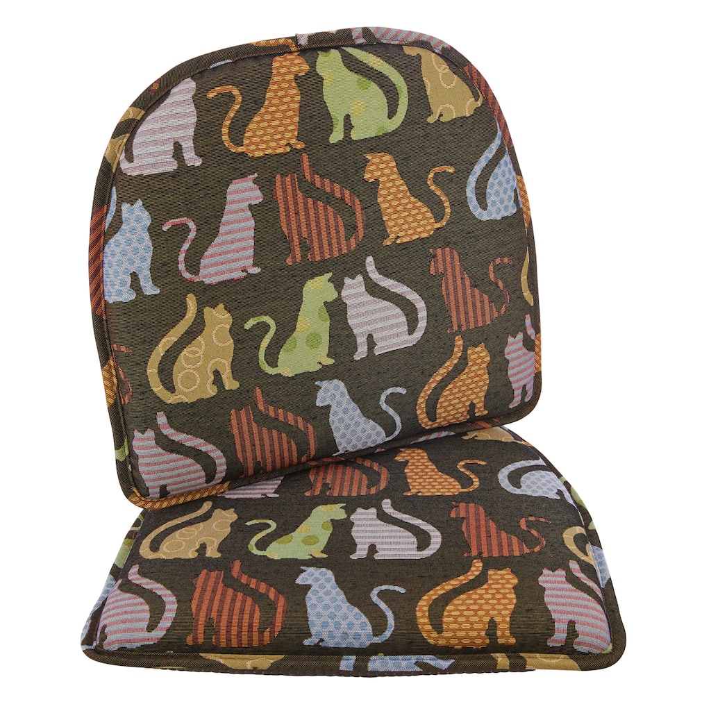 Klear Vu Raindrop The Gripper Non Slip Chair Cushions