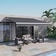 preview thumbnail 9 of 9, 12x10ft Electric Retractable Awning, Remote and Crank, Waterproof