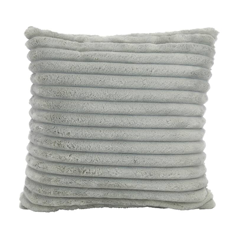 Ivy Jack Decorative 20 x 20 Square Plush Fur Throw Pillows