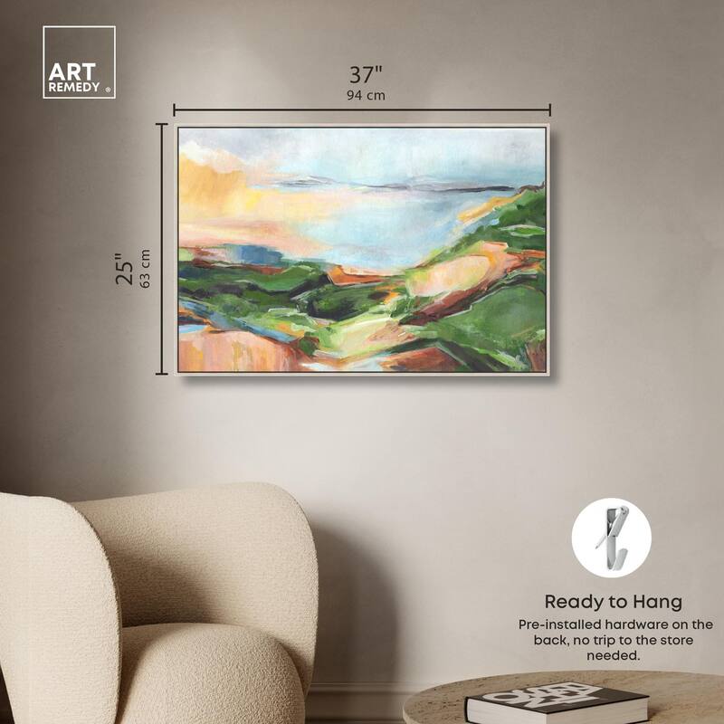 Abstract Landscape Canvas by Art Remedy