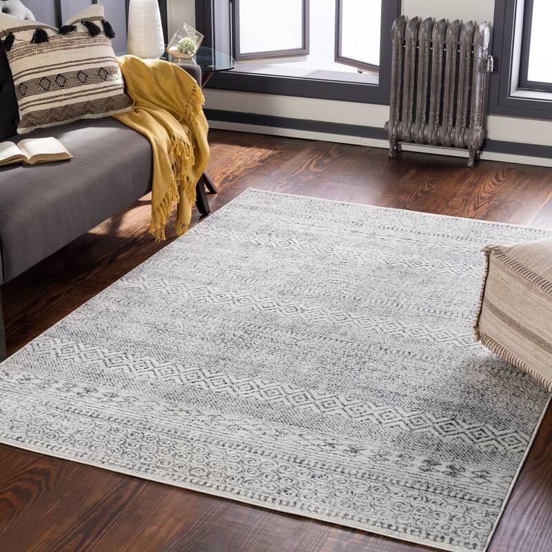 Artistic Weavers Nicut Scandinavian Area Rug - 8'10" x 12' - Grey/Cream