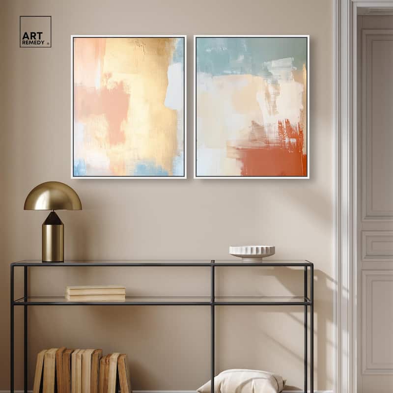 Painted Serenity I Canvas Set of 2 by Art Remedy