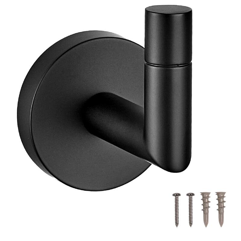 Design House Graz Park Matte Black Robe Hook