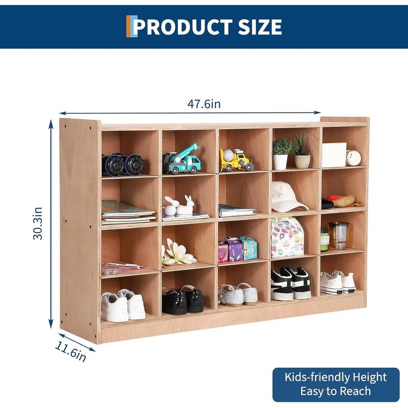 Storage Organizer Cubes - Yellow 20 CUBES