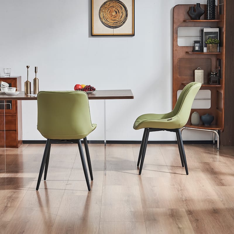 Modern Dining Chairs Set of 2 Upholstered Dining Room Chairs