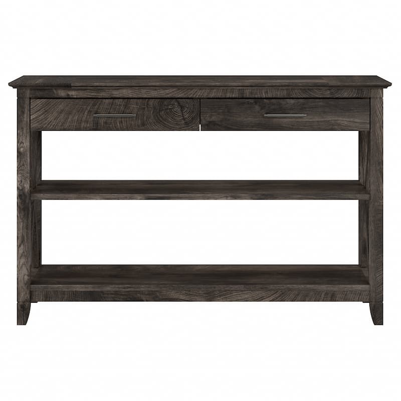 Console Table with Drawers and Shelves