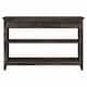 Console Table with Drawers and Shelves