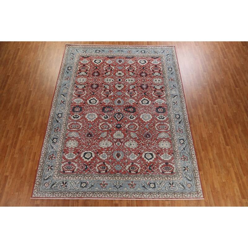 Floral Sultanabad Ziegler Turkish Oriental Wool Area Rug Hand-knotted - 9'9" x 13'0"