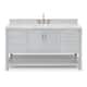 Option Grey / Carrara White Top