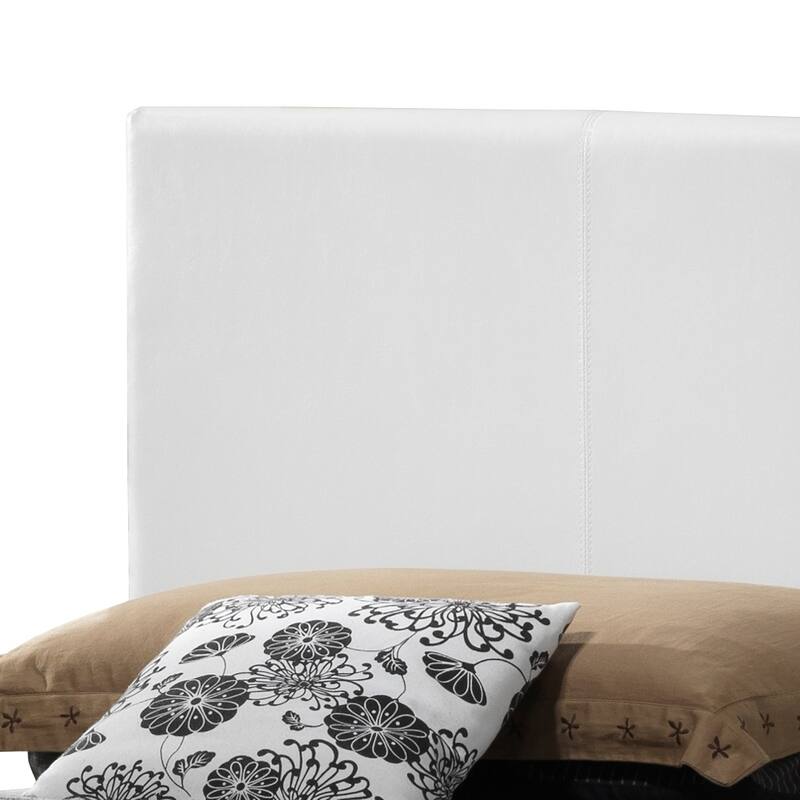 Twin Bed in White with Durable Design