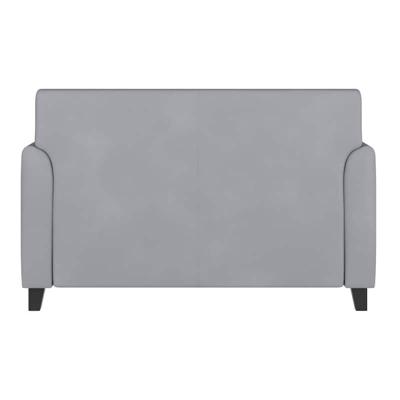 LeatherSoft Loveseat with Clean Line Stitched Frame