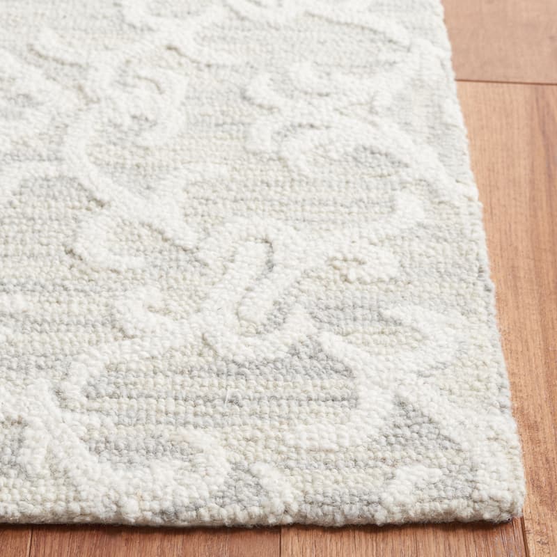 SAFAVIEH, Handmade Blossom Vesela Modern Floral Wool Rug