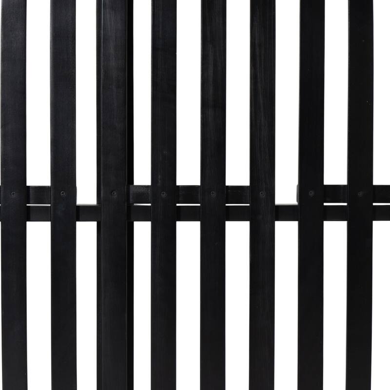 Patio Wooden Twin Size Porch Swing Daybed with 4 Hanging Ropes