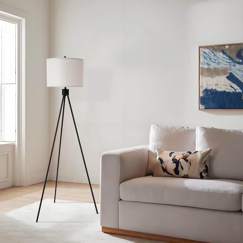 Modern Black Metal Floor Lamp