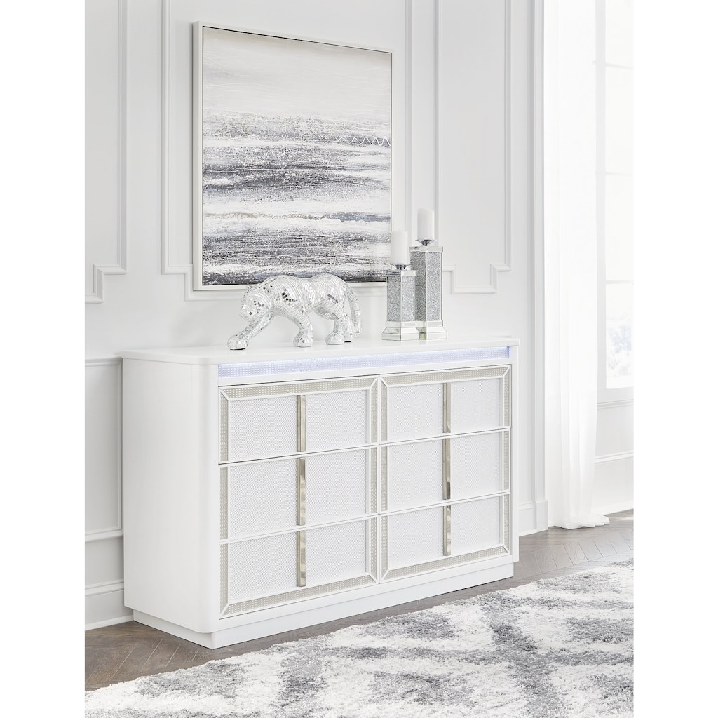 Signature Design by Ashley Chalanna White Dresser