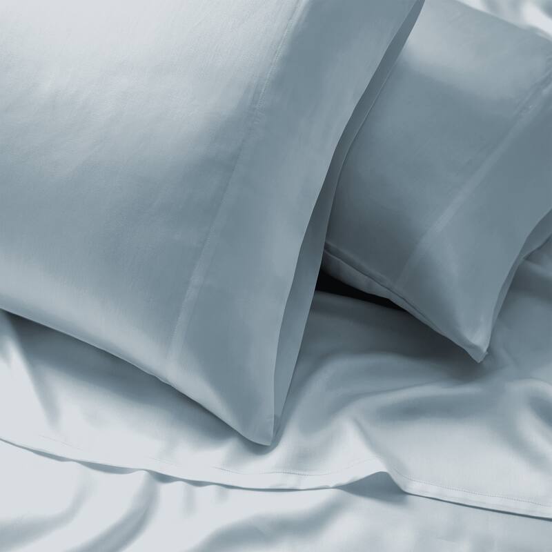 Silky Cooling Breathable 100% Tencel Sheets Set for Hot Sleepers, Cool Touch Bed Sheet