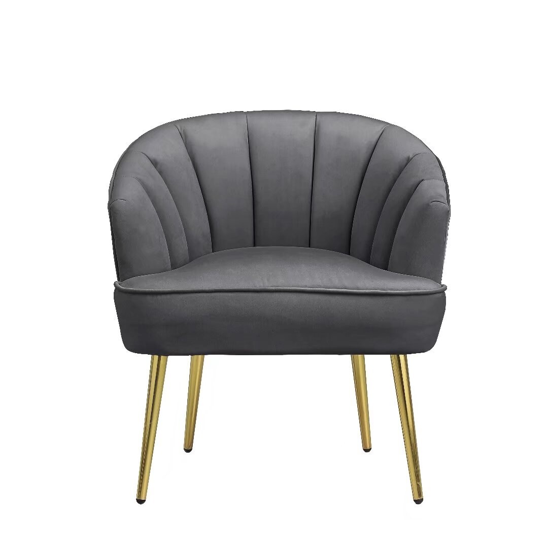 Matilda velvet sales shell chair