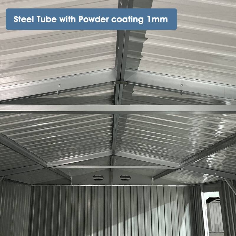 Versatile Outdoor Storage Shed for Garden & Patio Utilities and Vehicles