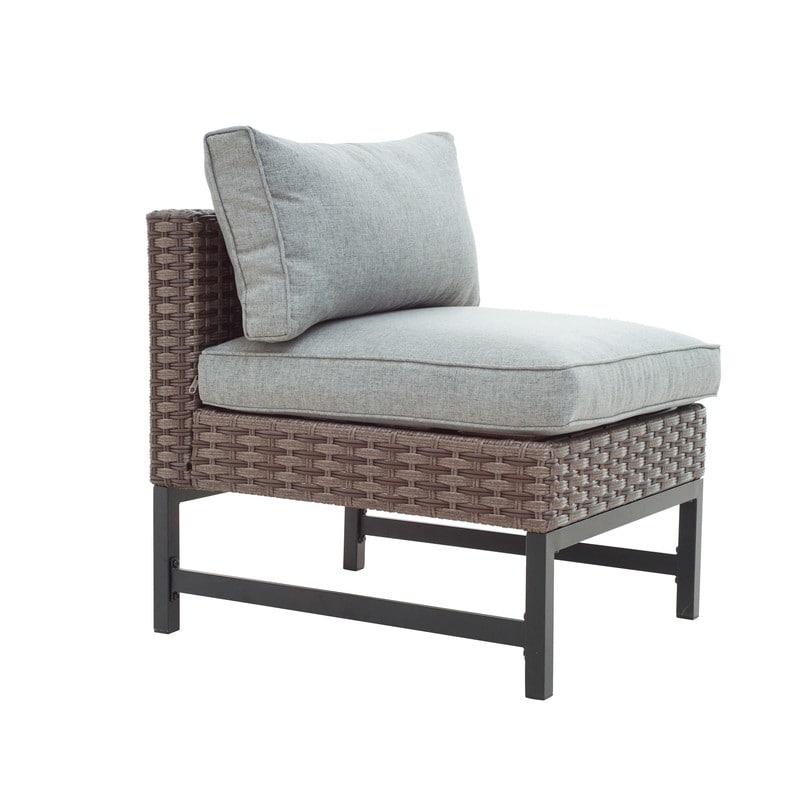 Patio Festival 10-Piece Wicker Outdoor Conversation Set