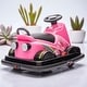 preview thumbnail 14 of 36, 12V Electric Bumper Car for Kids Ages 3-5, 360° Spin Ride-On with LED Lights, Collision Sounds, Horn & Music, Dual Motor Drive