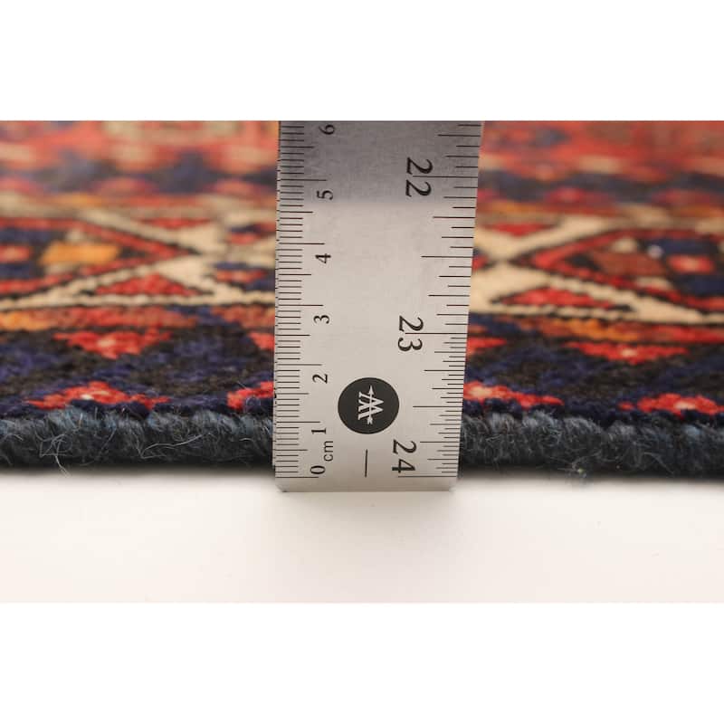 ECARPETGALLERY Hand-knotted Melis Vintage Red Wool Rug - 4'11 x 9'6