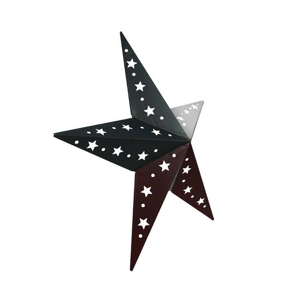 Shop Patriotic Red White And Blue Barn Star 2 Piece Indoor Outdoor