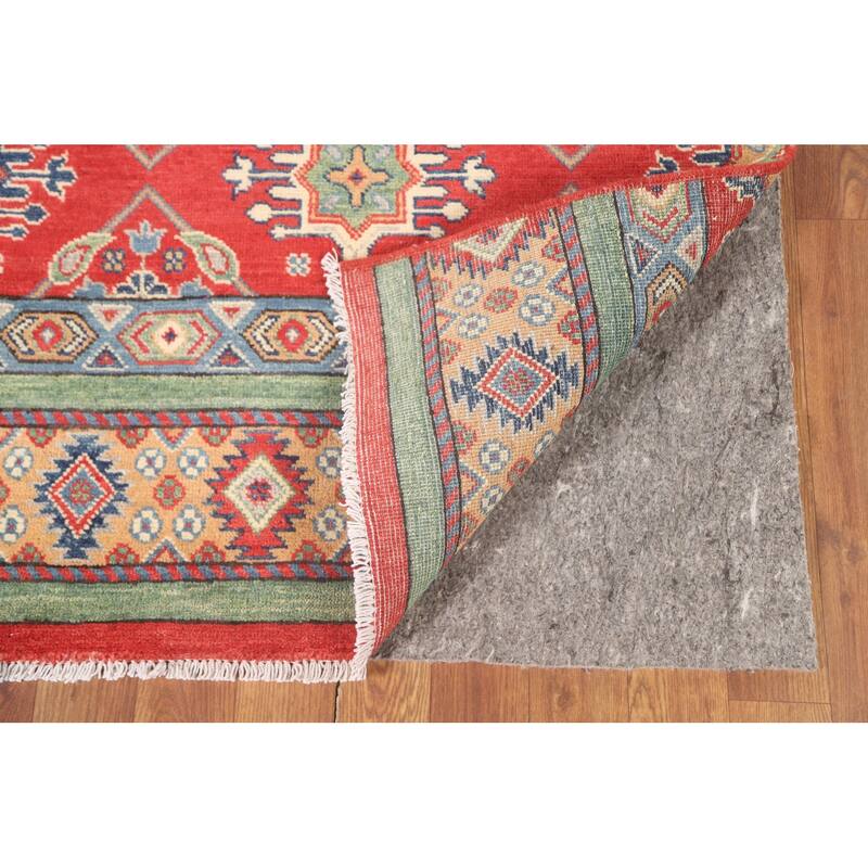 Striped Kazak Runner Rug Handmade Wool Carpet - 2'8" x 9'5"