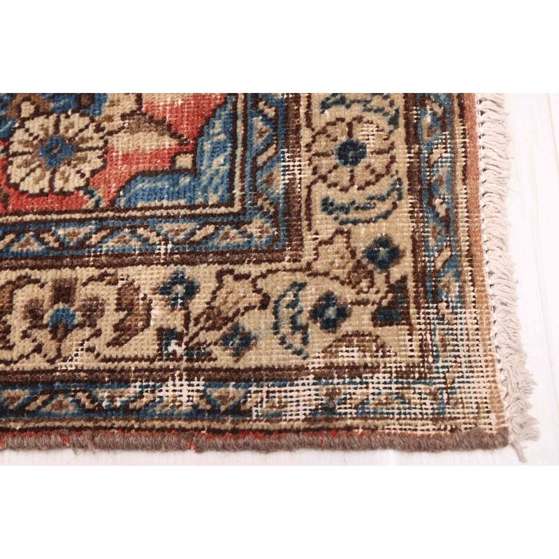 ECARPETGALLERY Hand-knotted Antalya Vintage Dark Copper Wool Rug - 10'8 x 14'1