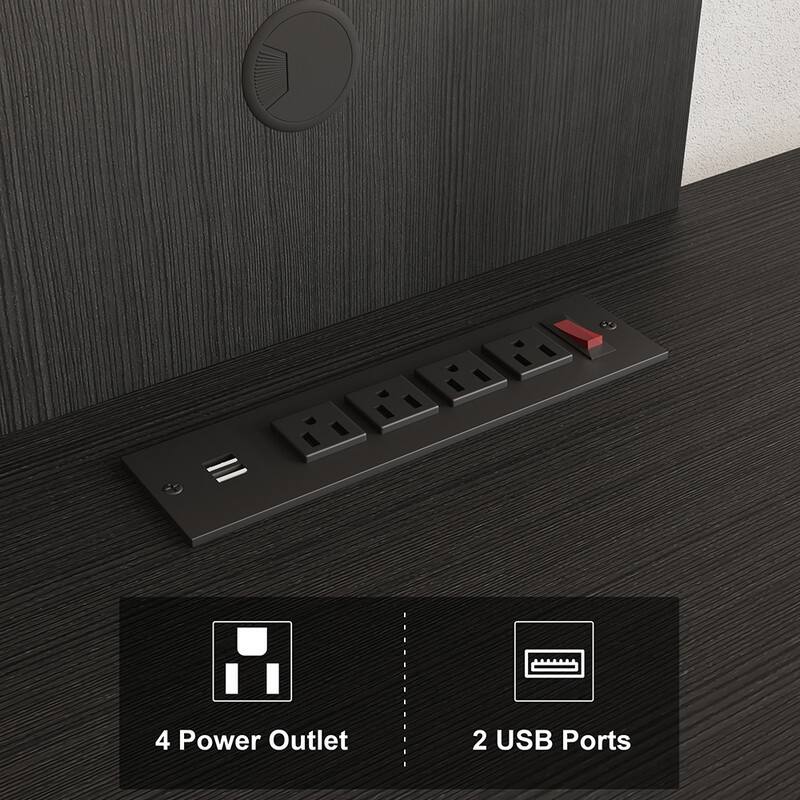TV Stand for with Power Outlet for 65 Inch TV - 58 inches
