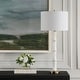 preview thumbnail 3 of 6, Uttermost Unify Alabaster Table Lamp - 32.25'' H X 14'' W X 14'' D