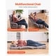 preview thumbnail 7 of 10, 2-in-1 Foldable Floor Chair Bed with 5-Position Adjustable Backrest - 25.2" x 24" x 27.2"