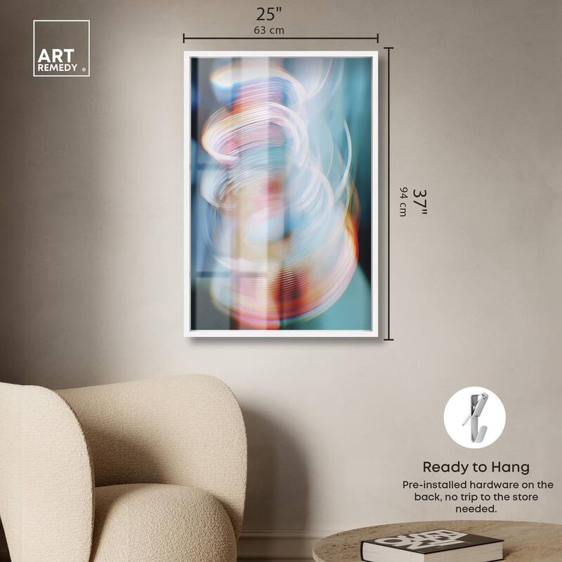 Swirling Light II Shadowbox by Art Remedy