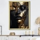 preview thumbnail 7 of 7, Designart "Black And Gold Gilded Woman Photo II" Woman Wall Decor Gold - Glam Hallway Framed Wall Art Decor 12 in. wide x 20 in. high - Gold