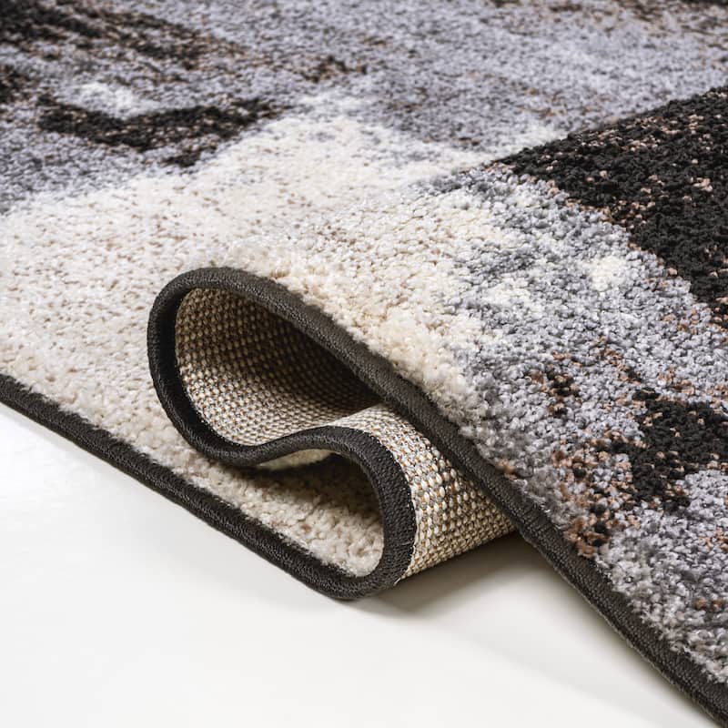 JONATHAN Y Sloane Contemporary Bohemian Abstract Marble Area Rug