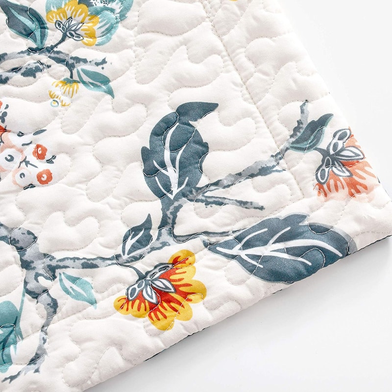 Copper Grove Ayacucho Botanical Print Euro Pillow Sham Pair