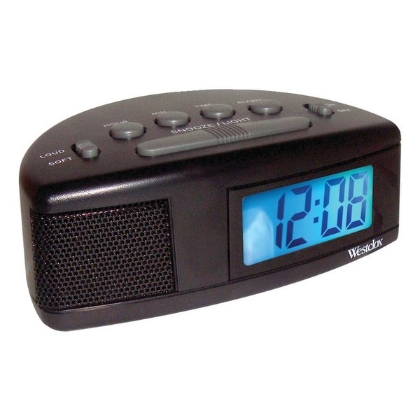 Westclox 47547 super loud lcd alarm clock with blue backlight