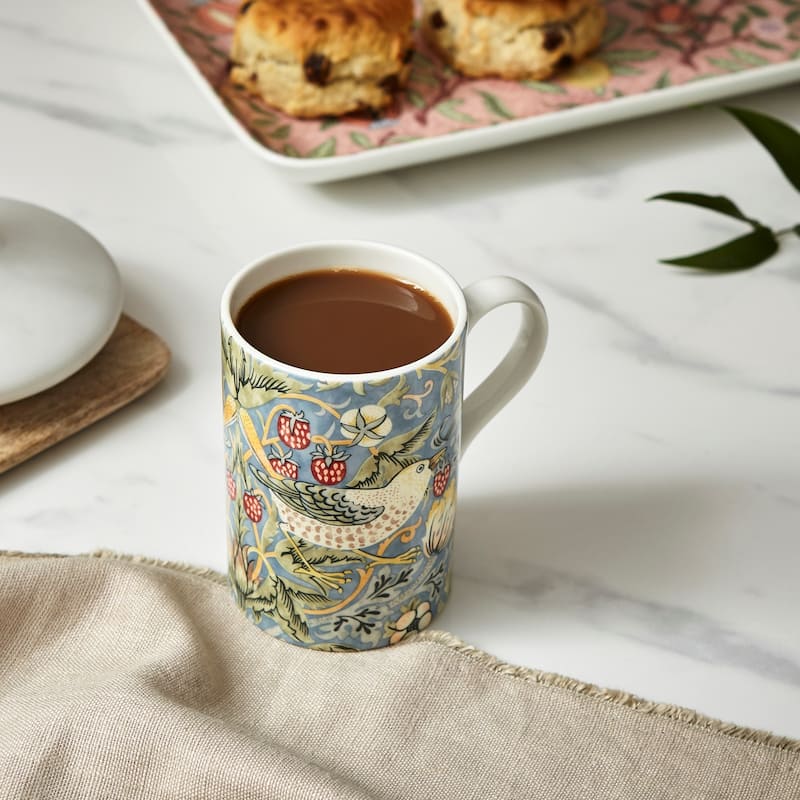 Spode Morris and Co Strawberry Thief Mug - 12 Oz.
