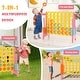 preview thumbnail 6 of 14, 4-in-a-Row Connect Game with Basketball Hoop and Toss Ring - 47" x 13" x 31" (L x W x H)