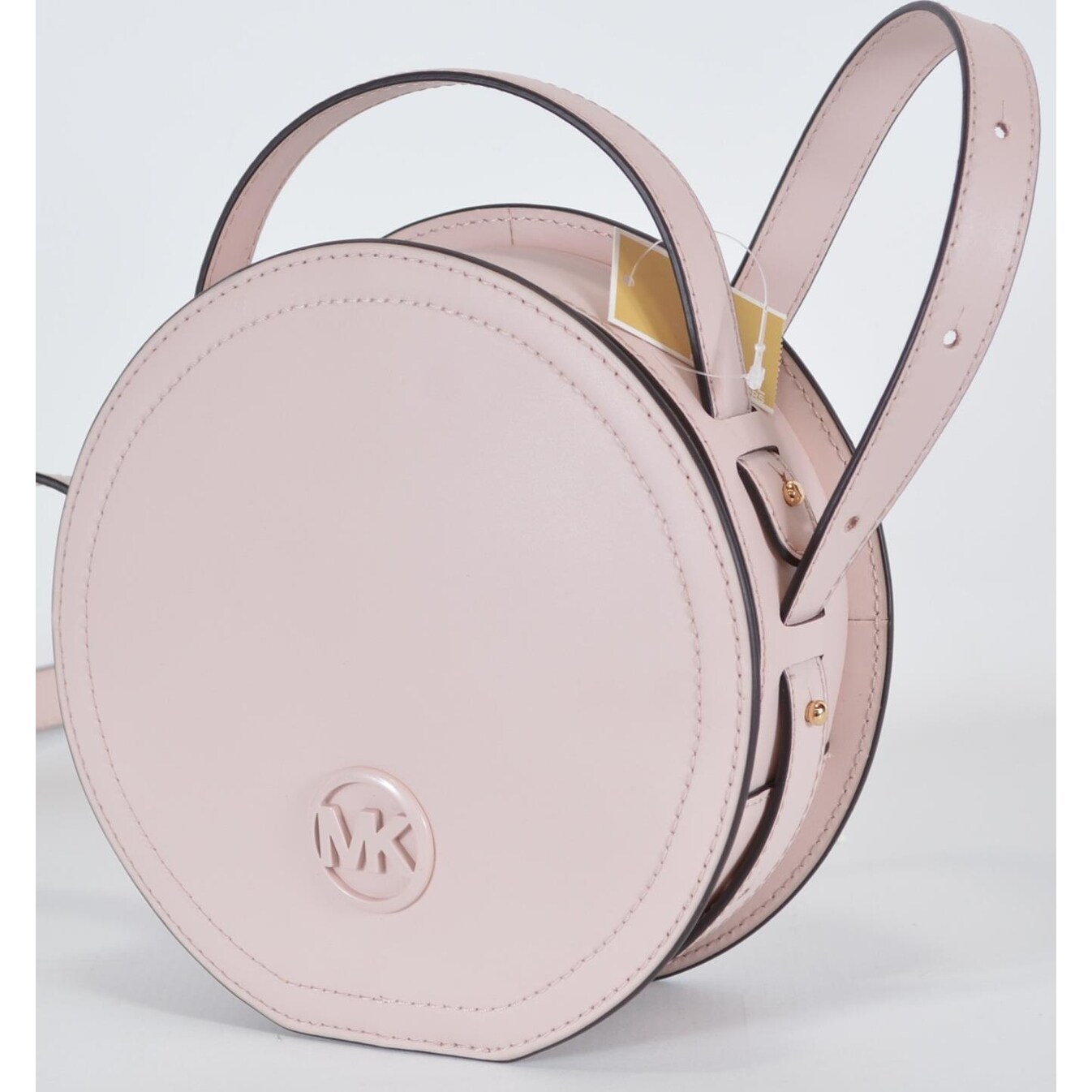 blush colored purse
