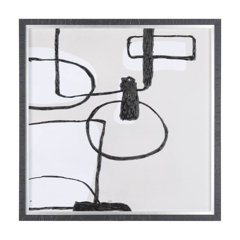 Neutral Shapes II Framed Art Print