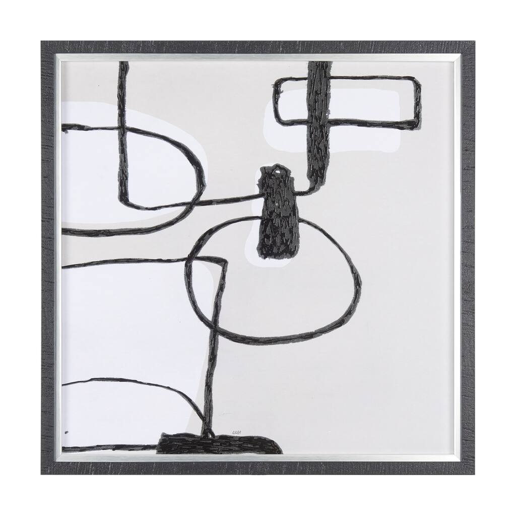 Neutral Shapes II Framed Art Print