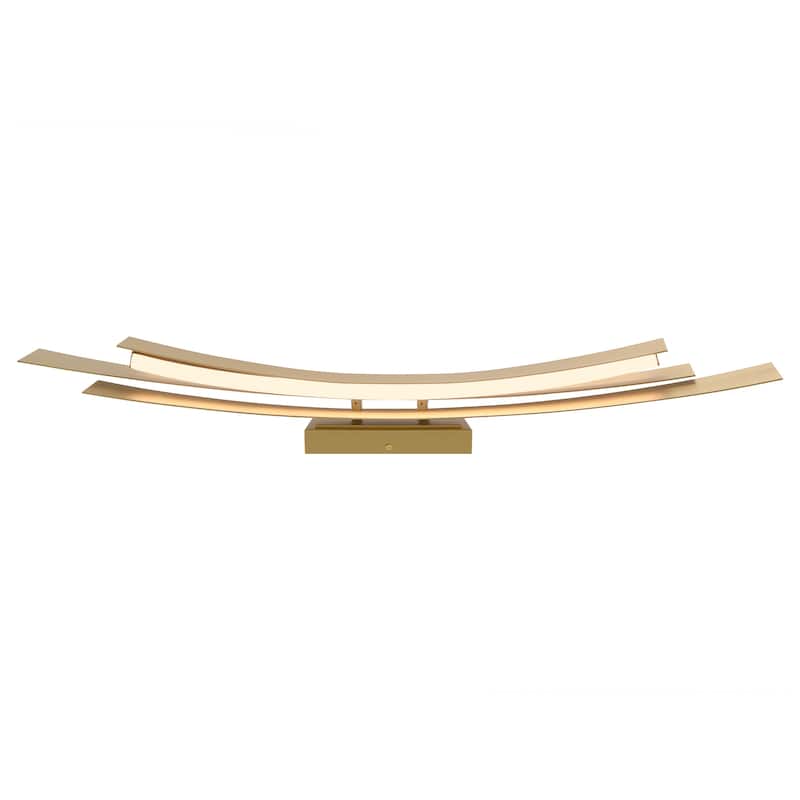 Candora Integrated LED 24in Brass Vanity Light