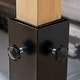 preview thumbnail 9 of 9, Suprima® Ultimate Height Bed Risers - Carbon Steel by DormCo